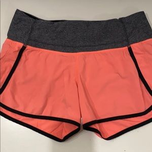Lululemon shorts with 4 inch inseam